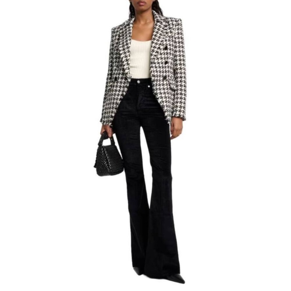 Veronica Beard Black Wide-Leg Flare Jeans